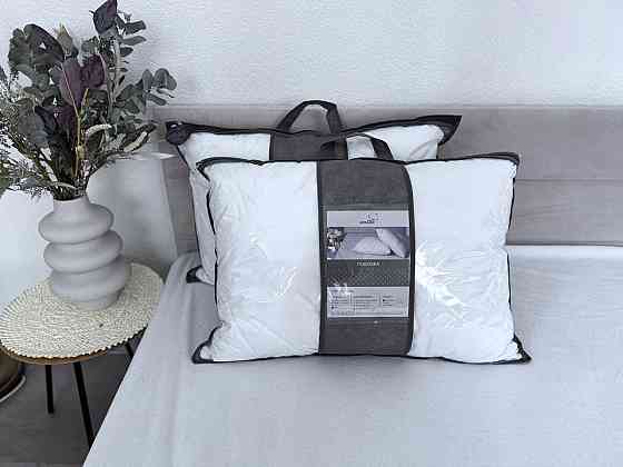 Подушка Ecotton 50х70 см Ecofill Line антиалергенна з біопухом біла White Коломия