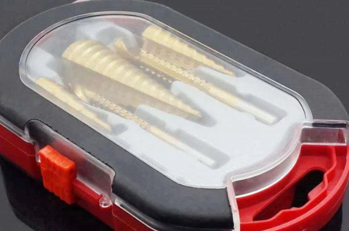 Набір ступінчастих свердел по металу 7790, 6 шт Винница - изображение 3