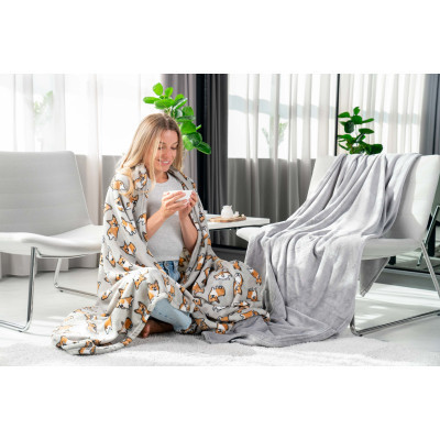 Плед Ardesto Flannel корги, 160х200 см (ART0109PB) Винница - изображение 11