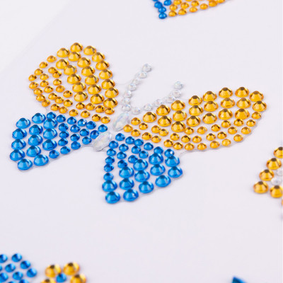 Набор для творчества Santi Ukraine аплікація зі страз самоклеючих 9,5х15,5 см (742986) Винница - изображение 2