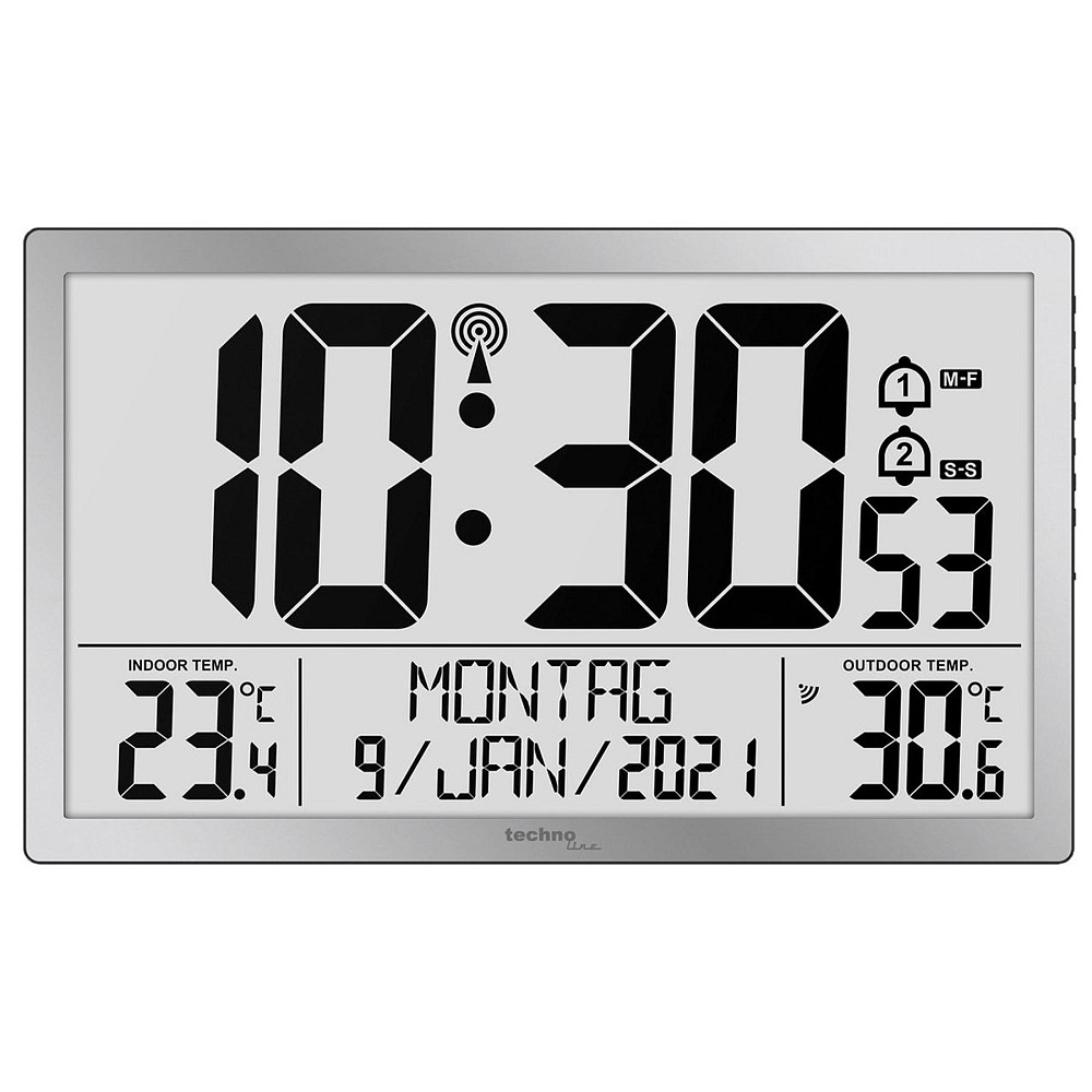 Часы настенные Technoline WS8113 Silver (WS8113) Винница - изображение 2