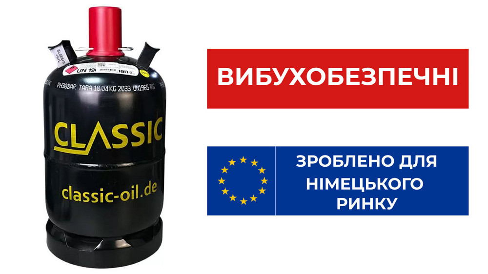 Баллон взрывобезопасный 27 л Classic Код: 013365 Ровно - изображение 1