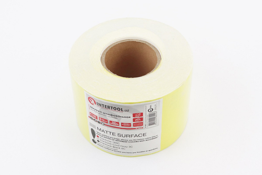 Шліфувальний папір 115ммx50м K150 BT-0822 Київ - фото 1