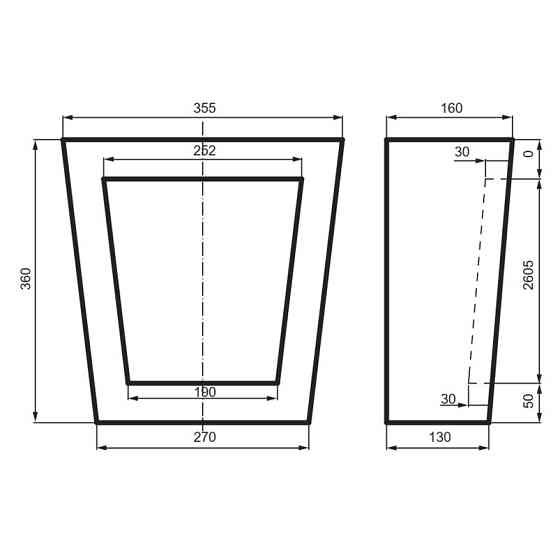 Замок фасадный Prestige Decor ZC 104 Днепр