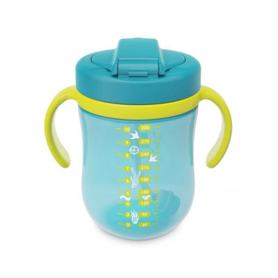 Поїльник-непроливайка Baboo з трубочкою Marine 300 мл Бірюзова (90602) Вінниця - фото 1