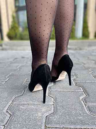 Туфлі жіночі SEE SEVEN чорні натуральна замша 35р. каблук 10 см (3538) Коломыя