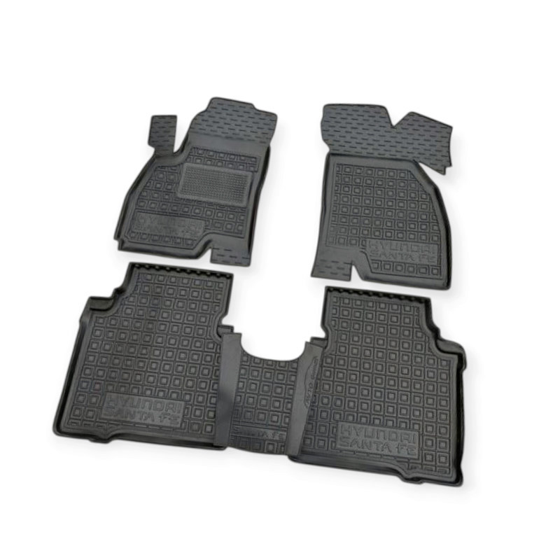 Килимки Хюндай santa fe 2001-2006 борт 2,5см, з перемичкою салону Мукачево - фото 1