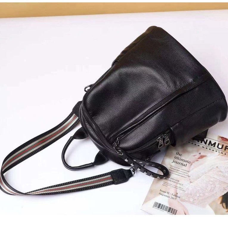 Надійний жіночий шкіряний рюкзак Елегантний жіночий рюкзак із натуральної шкіри TidinBag Київ - фото 4