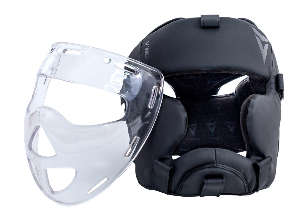 Боксерський шолом V`Noks Ultima Black S/M Київ - фото 5