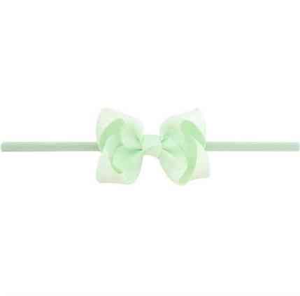 Дитяча повязочка на голову червоний - розмір універсальний (на резинці), бантик 8см Київ