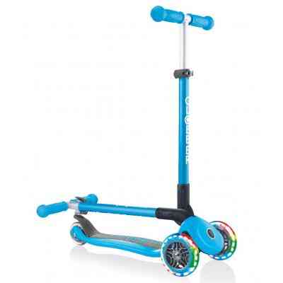 Самокат Globber Primo Foldable Lights Led блакитний (432-101-2) Вінниця