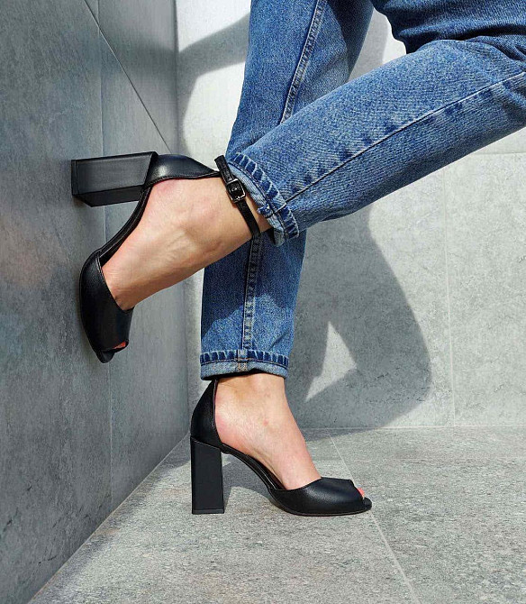 ARLEN Босоніжки жіночі ARLEN Бос-К-01 чорні (літо, шкіра натуральна) (3945) 37р.39р.40р. Коломыя - изображение 4