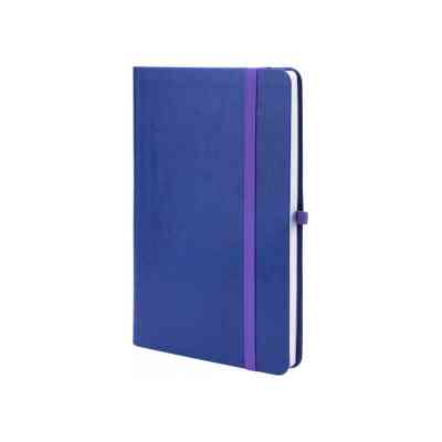 Книга записная Optima А5 NEBRASKA, мягкая обложка, резинка, белый блок линия, сиреневый (O20124-12) Винница