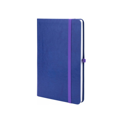 Книга записная Optima А5 NEBRASKA, мягкая обложка, резинка, белый блок линия, сиреневый (O20124-12) Винница - изображение 1