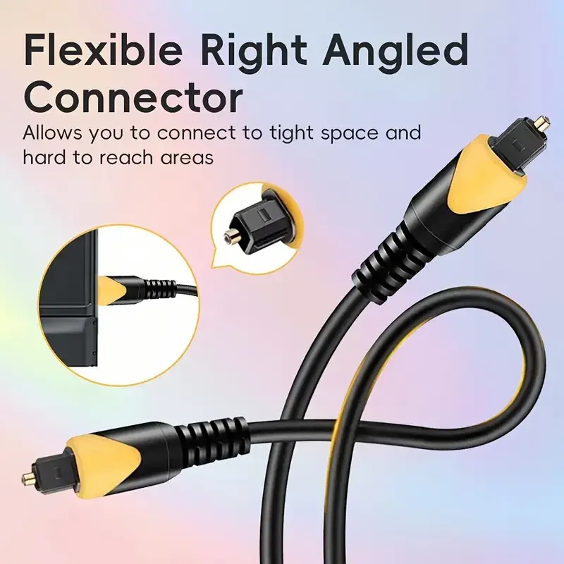 Оптичний кабель Toslink 3м для ТВ та акустики Київ - фото 4