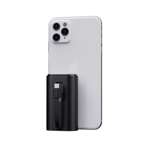 Портативний Power Bank iWALK Link Me 10000 9000 мА·год, Lightning, Pass-Through, компактний, чорний Київ