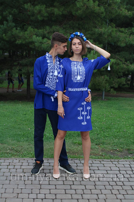 Мужская льняная вышиванка Всеволод2 Кривой Рог - изображение 4