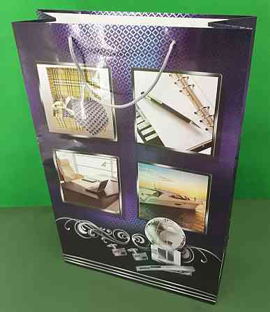 Пакет бумажный гигант вертиркальный (30х42х12)(артGV-007) (12 шт) Харьков