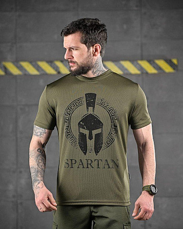 Тактична потовідвідна футболка Oblivion SPARTAN олива ДЛ6583 Київ - фото 1