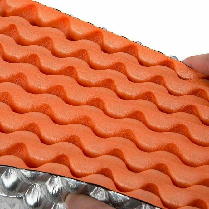 Килимок складний IXPE Naturehike NH19QD008, алюмінієва плівка, 185x56х1,8 см, помаранчевий Київ - фото 3