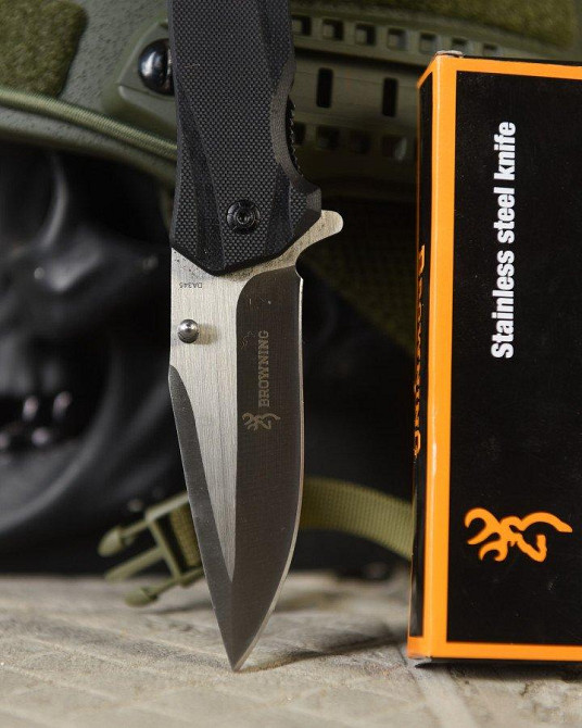 Ніж складань Browning black/silver ВТ4794 Одеса - фото 4