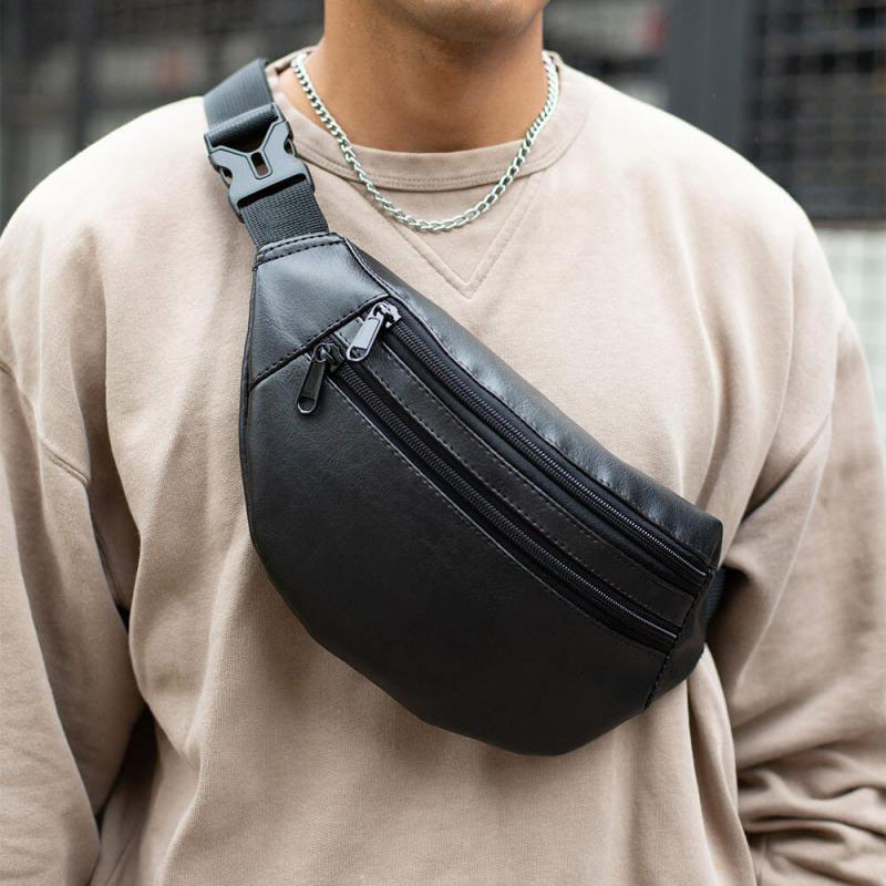 Бананка для повсякденних справ, Чоловіча сумка бананка українського виробництва Функціональна IN-54 Львів - фото 3