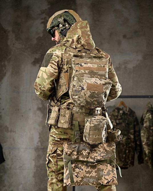 Плитоноска быстрый сброс комплекте РПС в сборе  пиксель рюкзак Одесса - изображение 3