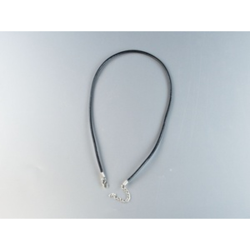 Шнурок нательный из кожи черный Киев - изображение 1