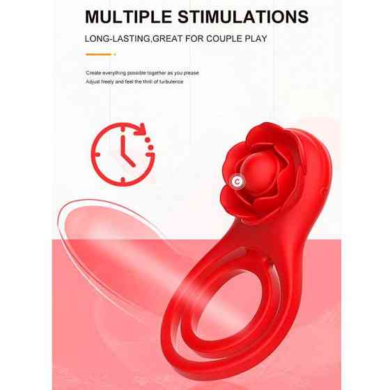 Смарт виброкольцо на пенис и мошонку Love Spouse 