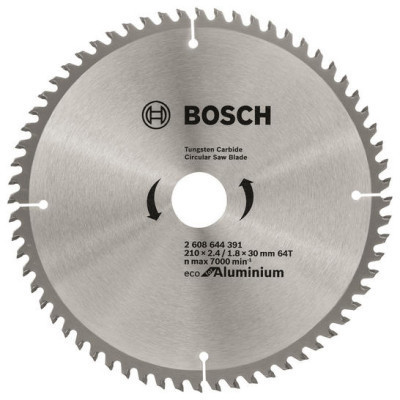 Круг отрезной Bosch Eco for Aluminium 210x2.4x30-64T (2.608.644.391) Винница - изображение 1