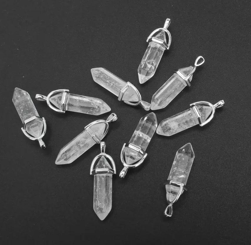 Кулон из горного хрусталя — прозрачная подвеска из чистого кварца без шнурка Киев - изображение 2