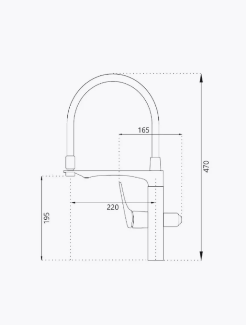 Змішувач для кухні Mixxus Premium DERBY 021 (NUT) GRAPHITE REFL.BLACK з виходом для питної води колір графіт Чернівці - фото 3