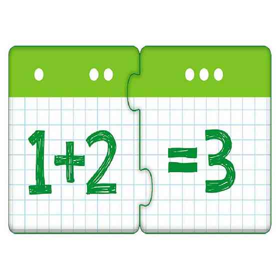 Дитячі пазли-половинки "Додавання і віднімання в межах 10" 1214012 укр. мовою Вінниця