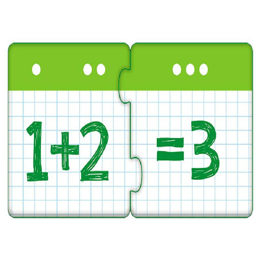 Дитячі пазли-половинки "Додавання і віднімання в межах 10" 1214012 укр. мовою Вінниця - фото 3