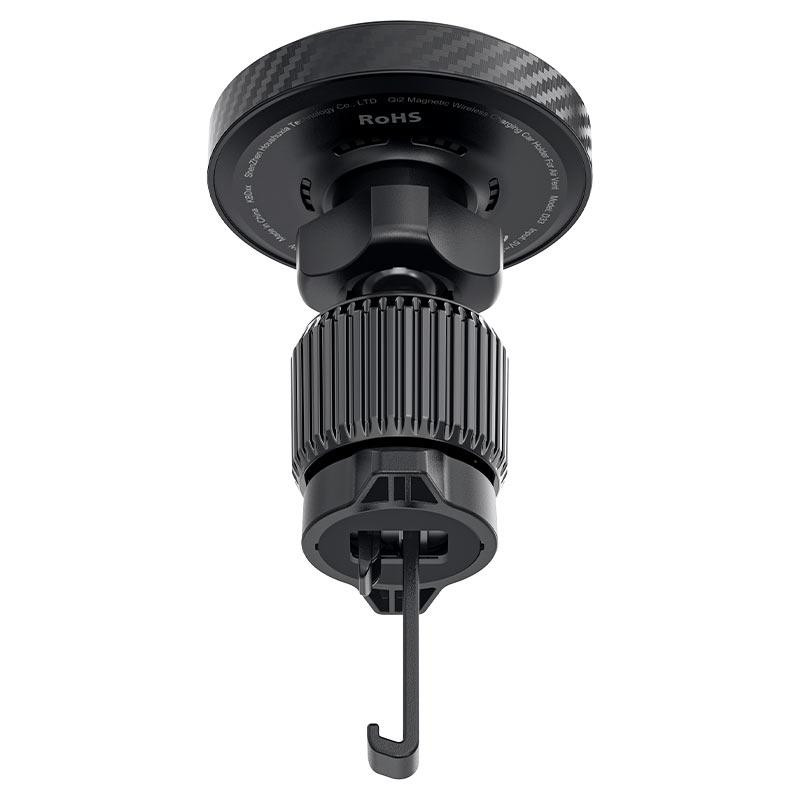 Автотримач для телефона з БЗП ACEFAST D33 Qi2 magnetic wireless charging car holder for air vent Black Київ - фото 4