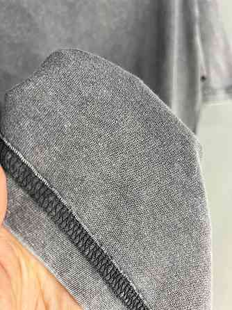 Футболка жіноча A-N 48020 базова оверсайз подовжена вільний крій варена тай дай one size, сірий, one size Київ