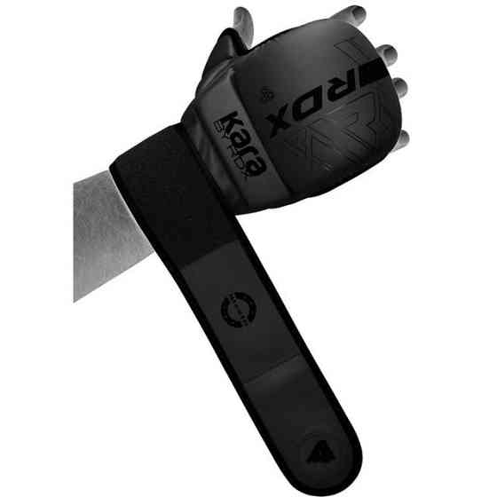 Рукавиці для ММА (Греплінгові рукавички) RDX F6 KARA Matte Black L/XL Кам'янське