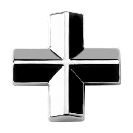 Наклейка 3 см (грань) Знак + (плюс) Київ