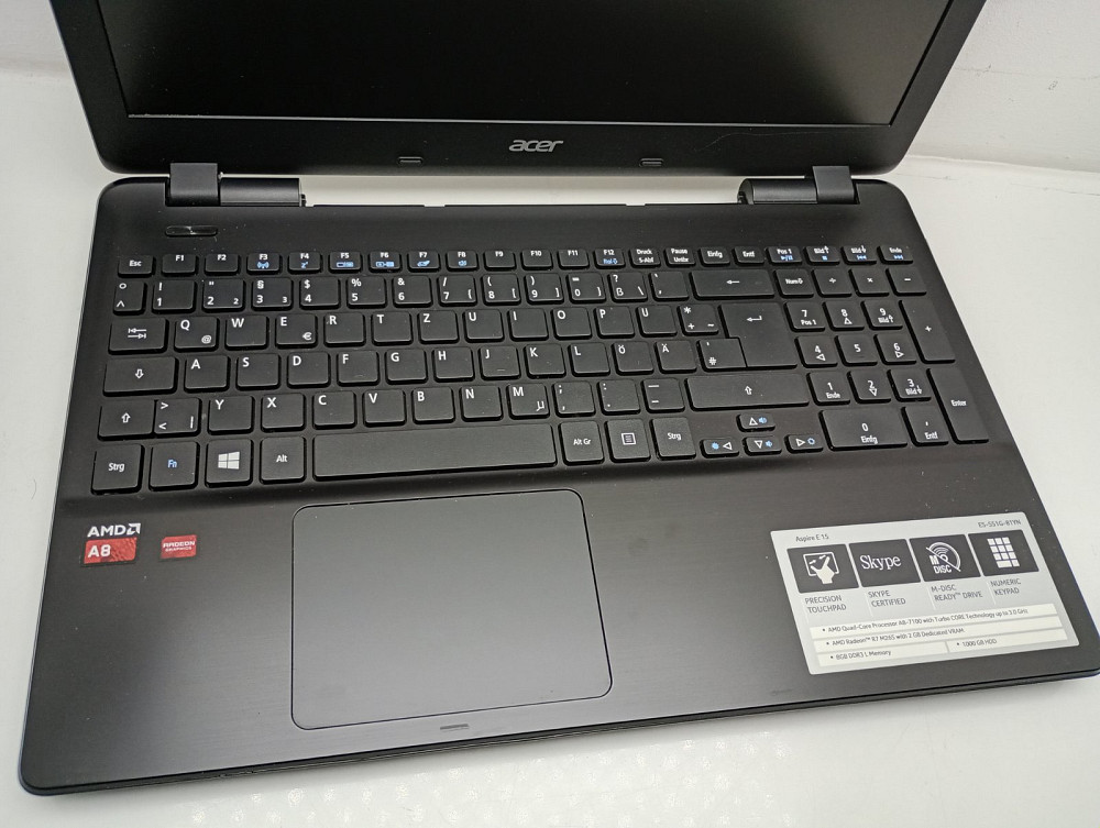 Ноутбук Acer E5-551(Z5WAK) A8-7100/4+4gb ddr3/0 Radeon R7 M265 АКБ- (Б клас) Луцк - изображение 4