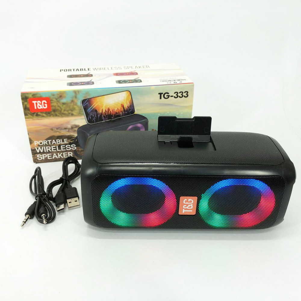 Портативная колонка с led подсветкой TG333, Блютуз колонка с качественным звуком и подсветкой YI-39 Львов - изображение 8