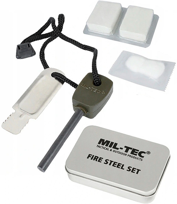 Кремневий набір в коробочці для розведення вогню зі спиртом Mil-Tec від Sturm  (15275000) Нововолинськ - фото 2