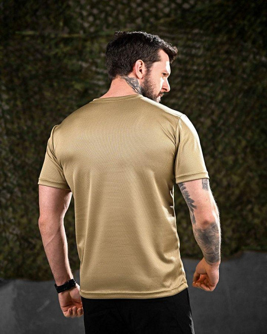 Тактична потовідвідна футболка OBLIVION Ares coyot ДЛ7054 Одеса - фото 3