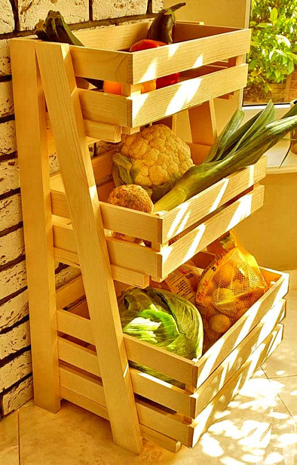 Стелаж для овочів і фруктів "Скорінта" каррі Миколаїв - фото 1