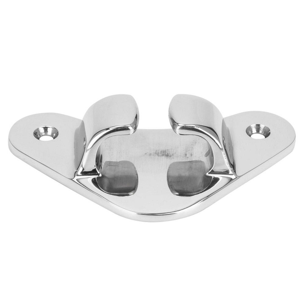 Утка трикутна носова в човен катер 107 × 65 мм, нержавіюча сталь, хром Київ - фото 1