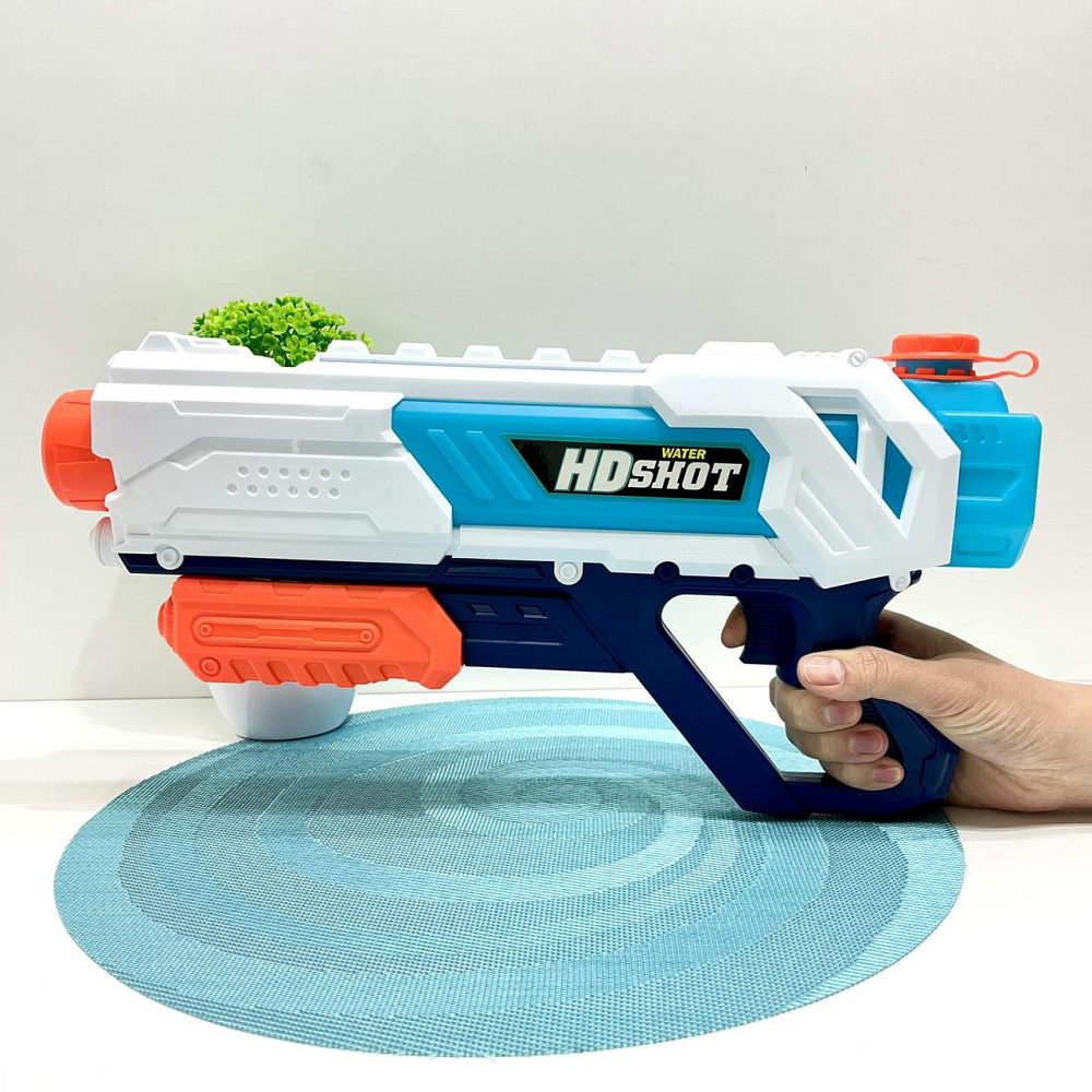 Бластер водяний іграшковий довжина 41 см Білий із синім (168-1) Чернігів - фото 8