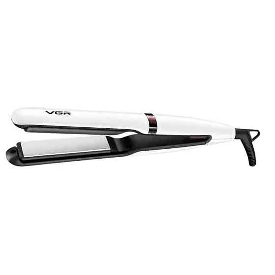 Випрямляч для волосся VGR з керамічними пластинами, білий V-512 Коломыя