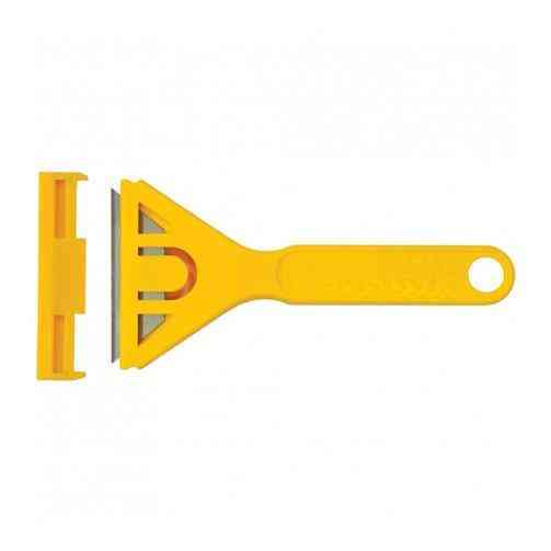 Скребок пластмасовий трапеція для знімання фарби 06820 L=60мм Харків