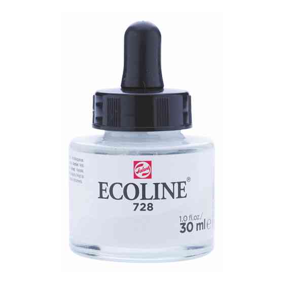 Фарба акварельна рідка Ecoline (728) Сіра тепла світла 30 мл Royal Talens Київ