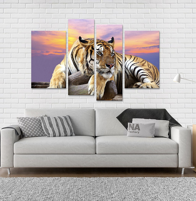 Модульная картина Тигр Art-150_4 Киев - изображение 2