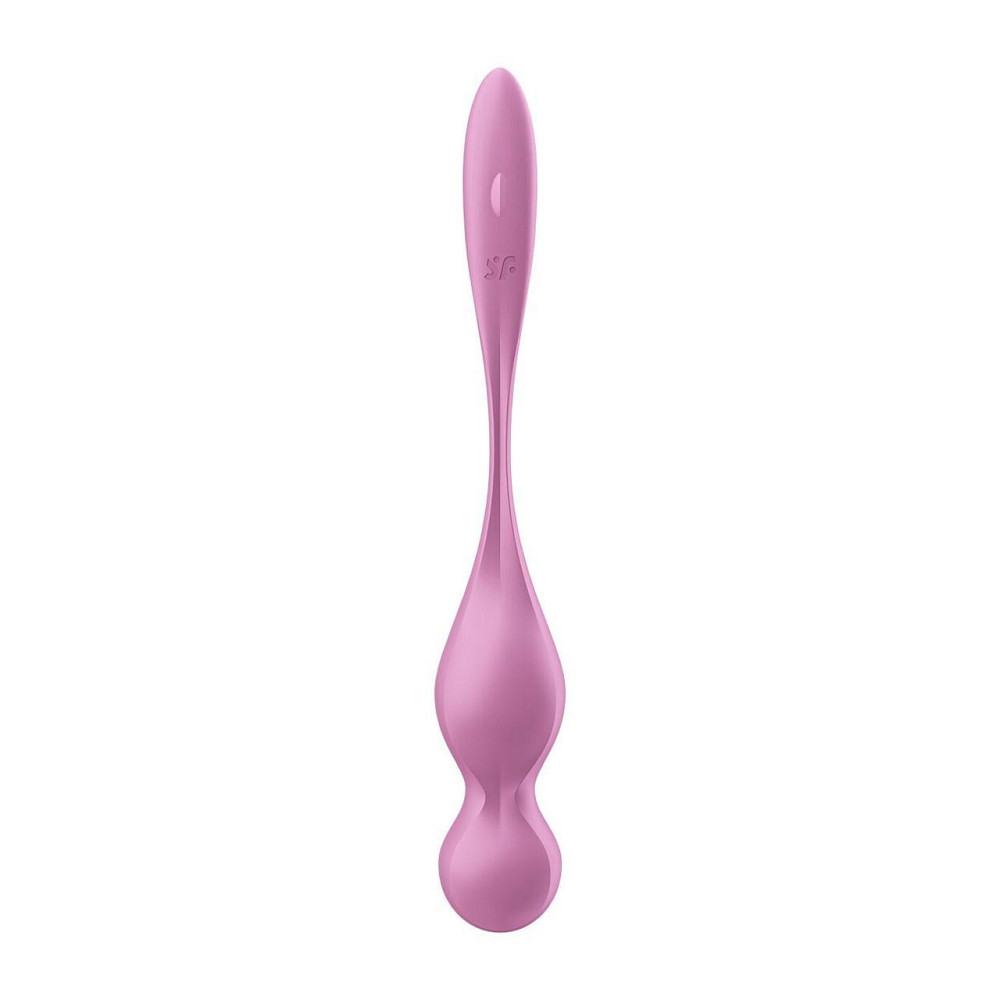 Вагинальные смарт-шарики с вибрацией Satisfyer Love Birds 1 Connect App Pink, 78 г Sex Aura Киев - изображение 5